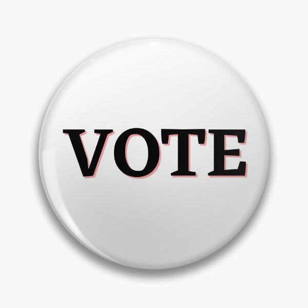 Item preview, Vote - Black and Red designed and sold by MightyFineGoods.