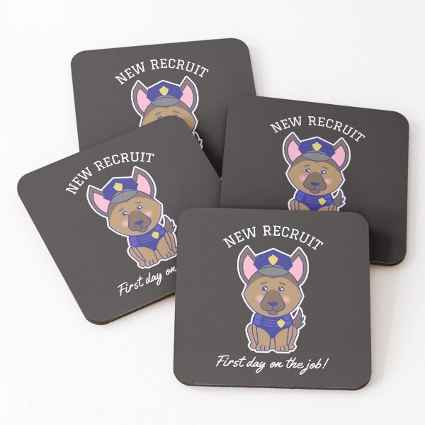 Item preview, Paw Police- Patrol Doggy- New Recruit - First Day on the  Job designed and sold by EvaWolf.