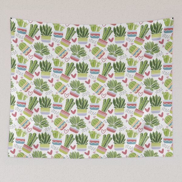 Item preview, Green Cactus Pattern Mask designed and sold by Marstore.