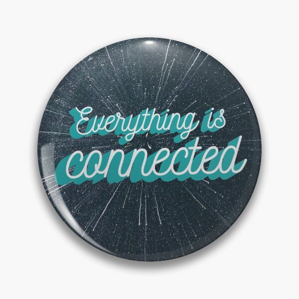 Item preview, Everything is connected | Space art, connected, galaxy, together, compassion, modern retro vibes,  designed and sold by ruepix.