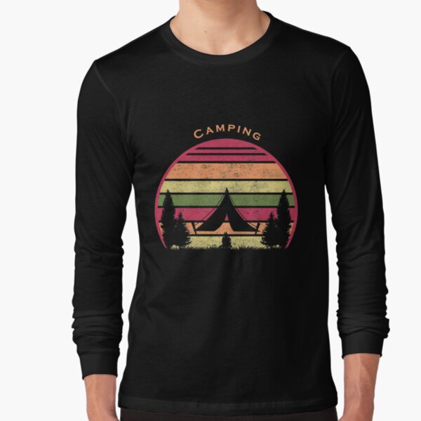 Item preview, Funny Camping - Round Retro Vintage Circle Style designed and sold by Prof- Artist.