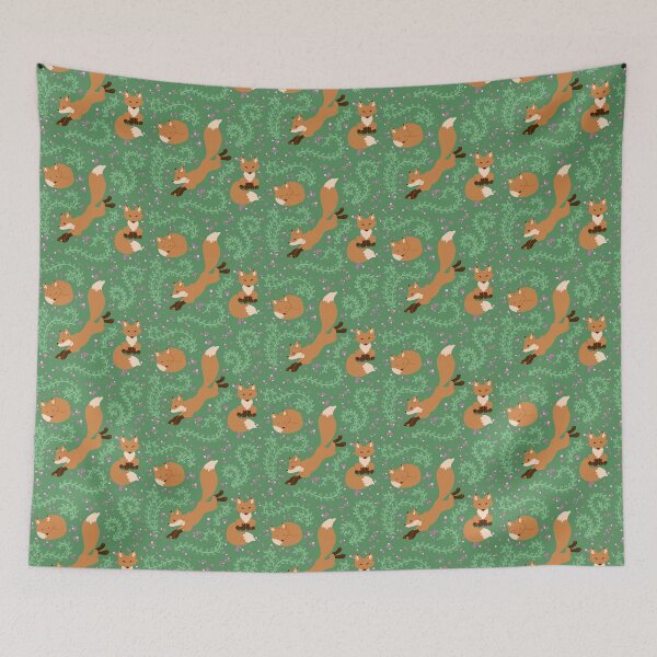 Item preview, Fox pattern designed and sold by ChristieCoxArt.