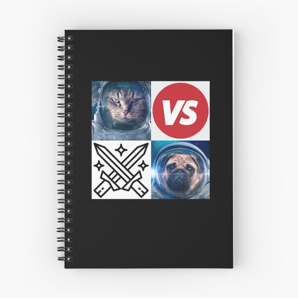 Item preview, Cat vs. Dog | Cat versus dog in space designed and sold by Designschmiede.