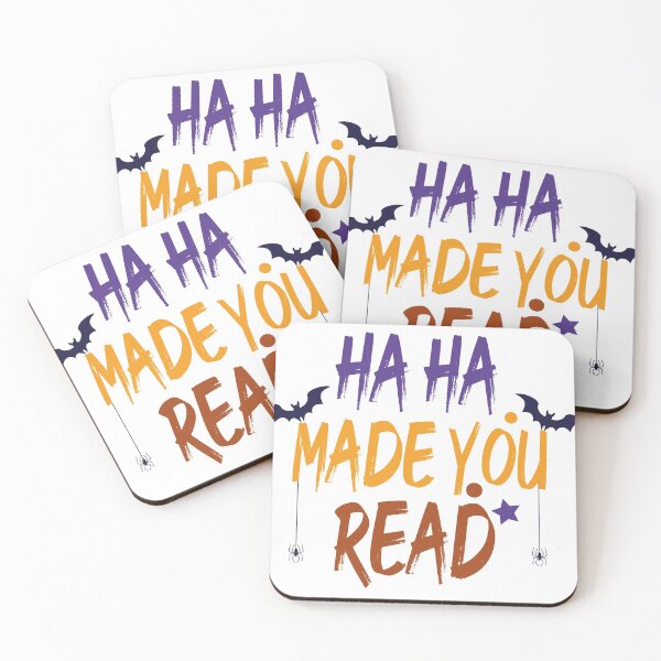 Item preview, Ha Ha Made You Read / halloween | funny Teacher , Librarian , Reading , Read , Gifts For Teachers, Book Nerd, Read / halloween teacher , Librarian halloween / pumpkin / bat designed and sold by Chamssou.