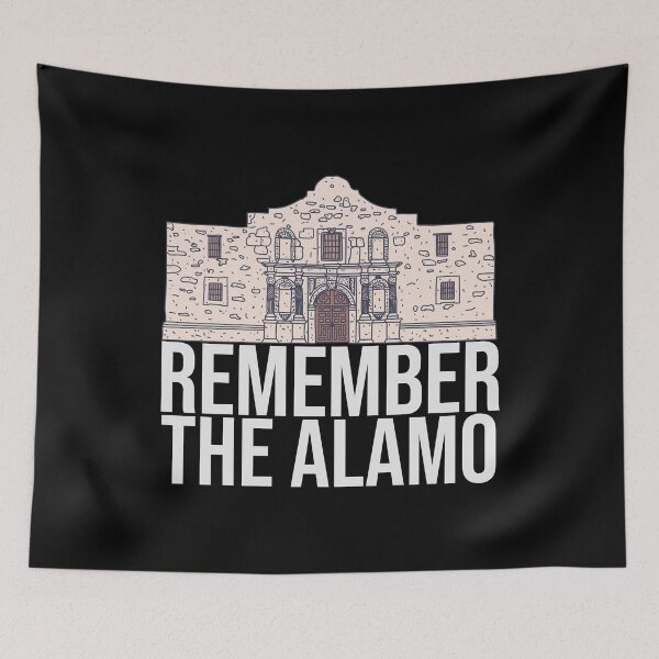 Item preview, Remember the Alamo Text - San Antonio Mission - Liberty designed and sold by DeWinnes.