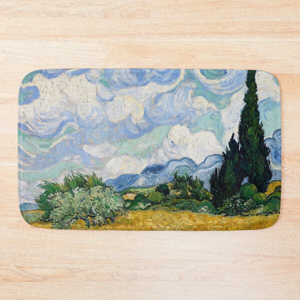 Item preview, Wheat Field with Cypresses - Vincent van Gogh designed and sold by maryedenoa.