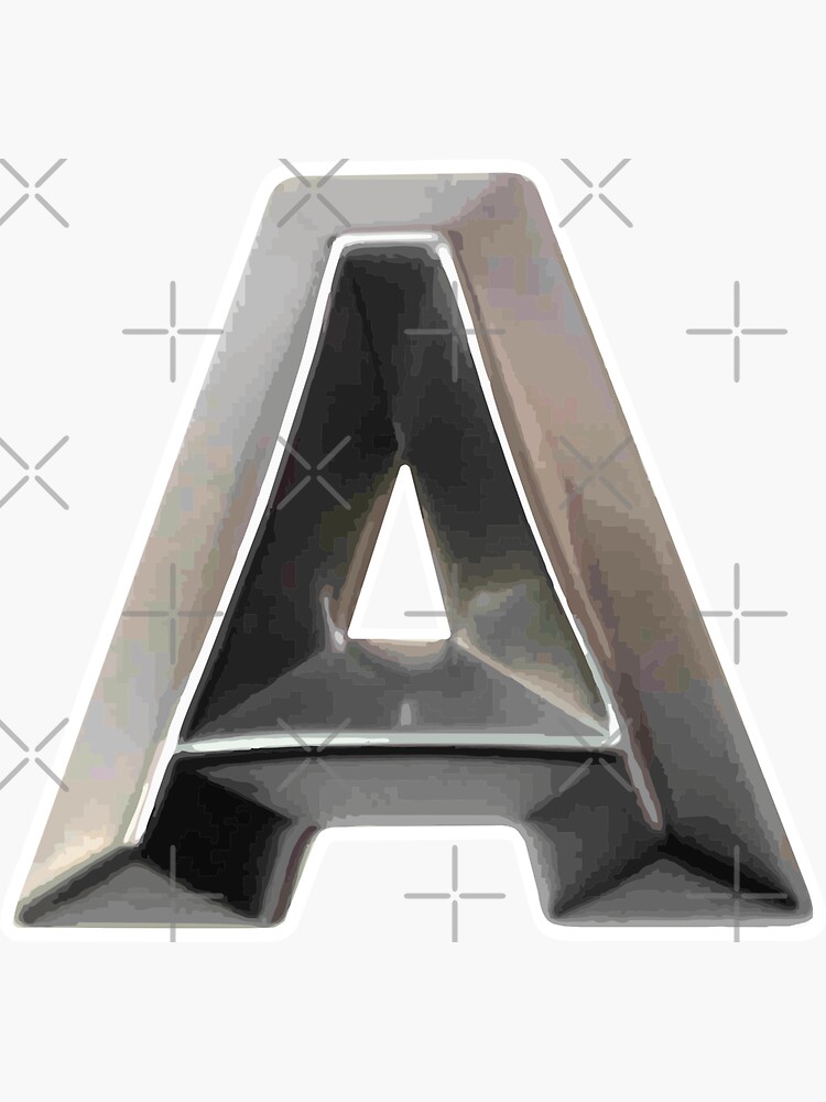 3D Letter A by stickysterscom