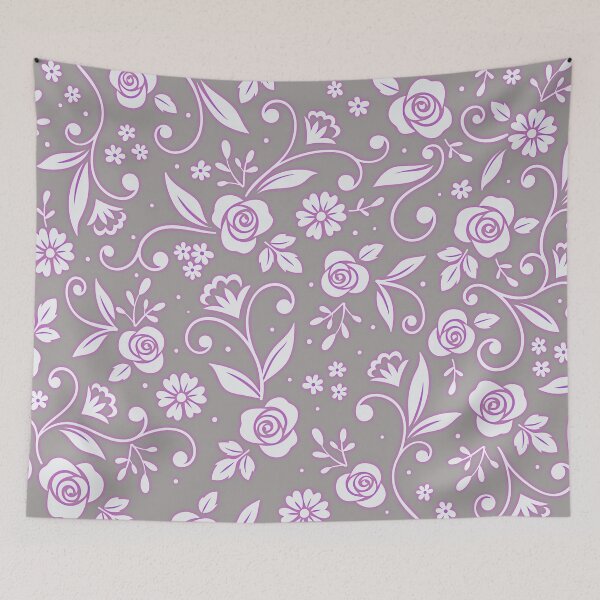 Item preview, Abstract floral seamless background, pattern with folk roses flowers designed and sold by mashmosh.