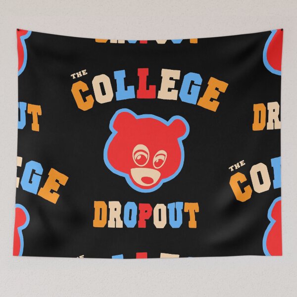 Item preview, The College Dropout Student Awesome Funny and Colorful Tshirt with Graduation Bear for Boys or Girls Women or Men Tee designed and sold by You Gift.