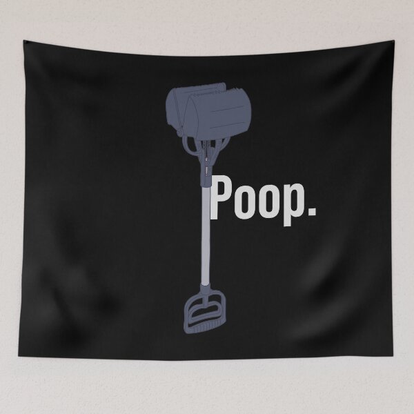 Item preview, Pooper Scooper - Poop Text - Stool Waste designed and sold by DeWinnes.