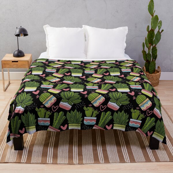 Item preview, Green Cactus Pattern Black Mask designed and sold by Marstore.