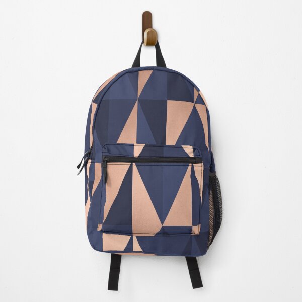 Item preview, Rose Gold & Navy Geo Abstract designed and sold by Blue-Banana.