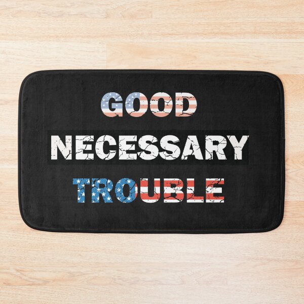 Item preview, Good Necessary Trouble America- American Flag designed and sold by EvaWolf.