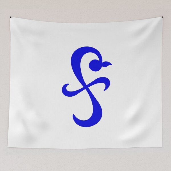 Item preview, Nami's tattoo - blue  designed and sold by Jess-Xs.