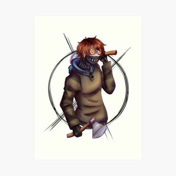 Ticci Toby Fanart Kunstdruck Von Lapi666 Redbubble