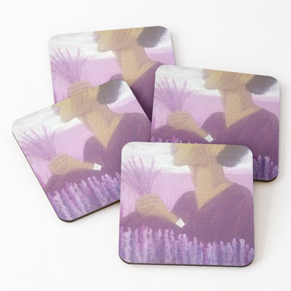 Item preview, Femme Lavande sur Carton designed and sold by CreepyKittyCat.