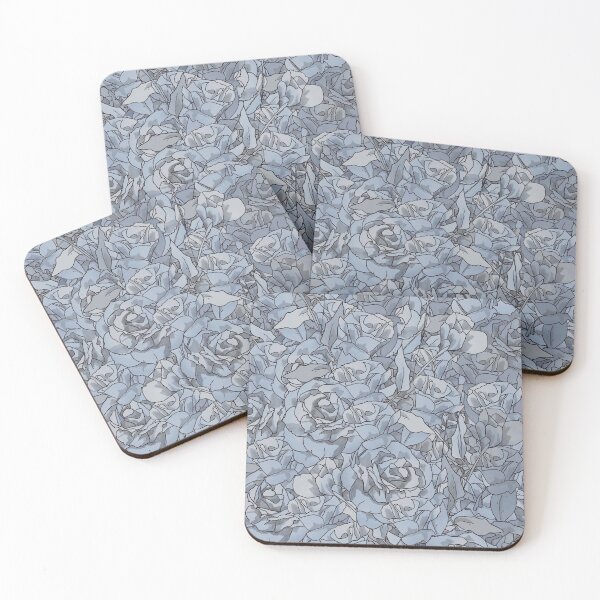 Item preview, Dusty Blue Lisianthus Ink Flower  designed and sold by CiuriTee.