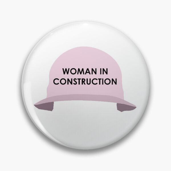 Item preview, Woman in Construction Hard Hat (Pink) designed and sold by aridorsey.