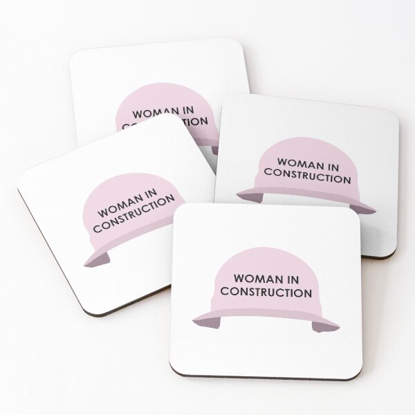 Item preview, Woman in Construction Hard Hat (Pink) designed and sold by aridorsey.