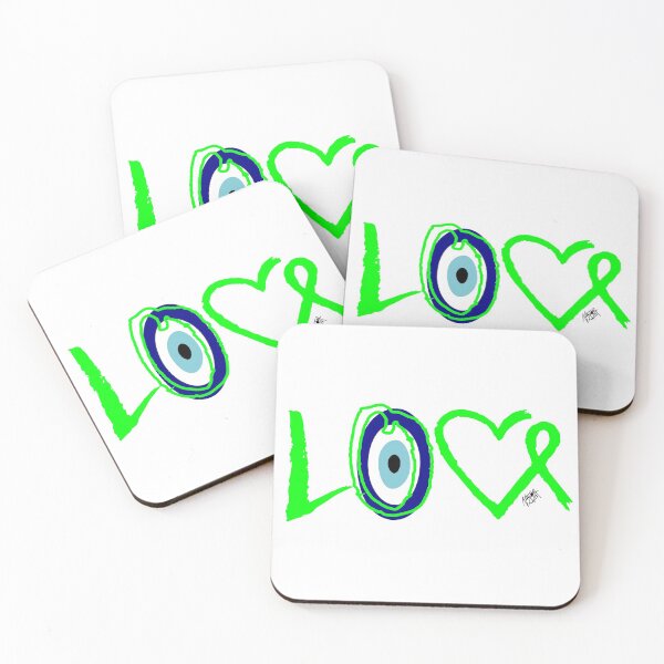 Item preview, LIME GREEN AWARENESS LOVE ICON designed and sold by Nerissa E Balland.