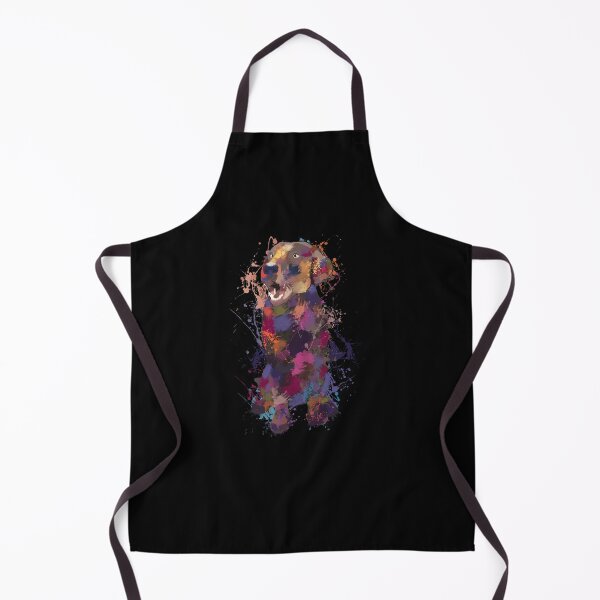 Labrador Retriever Portrait Art For Labrador Retriever Lovers Apron