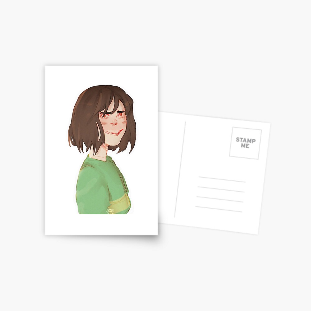 Chara, Undertale Greeting Card for Sale by probably-wicked