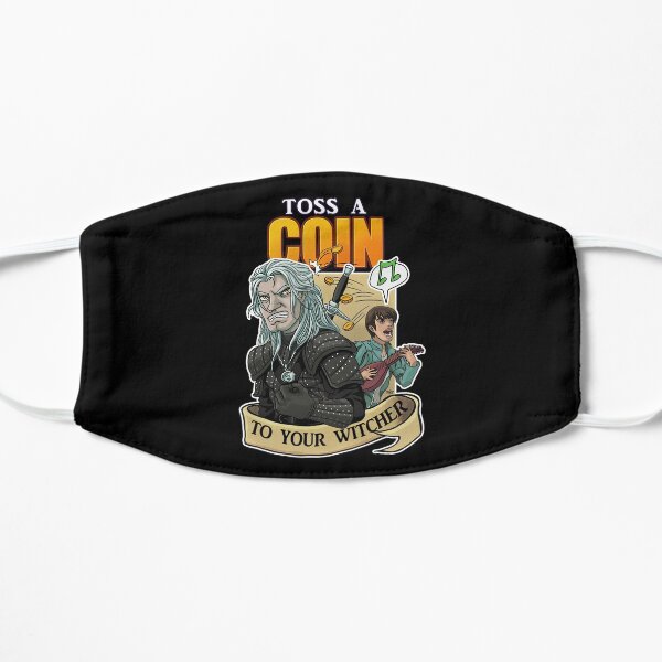 Wirf eine Münze (hinein) in dein Hexer-T-Shirt Flache Maske