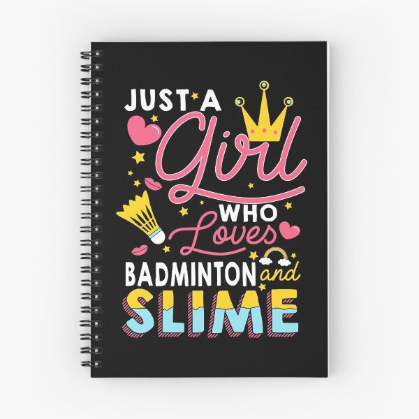 Item preview, Just A Girl Who Loves Badminton And Slime designed and sold by biNutz.