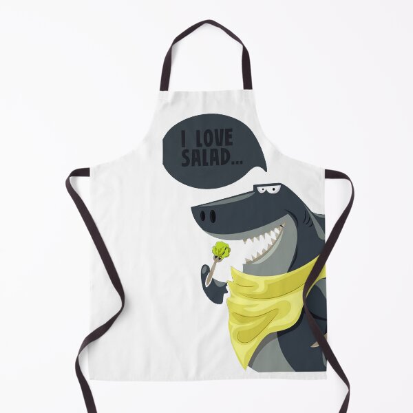 Item preview, Shark Love's salad. designed and sold by Cartoon-animals.