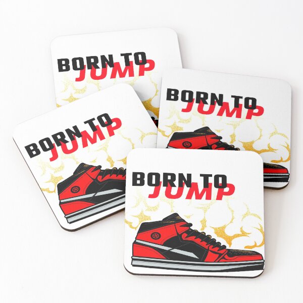Item preview, Born to jump basketball player orange color designed and sold by Apoorv Choudhary.