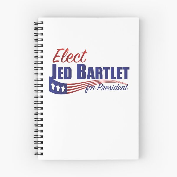 Item preview, Elect Jed Bartlet for President with Flag Underline designed and sold by PsychicCatStore.
