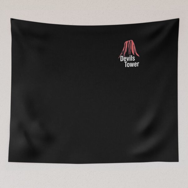 Item preview, Devils Tower Pocket Text - Logo - Geological Formation designed and sold by DeWinnes.