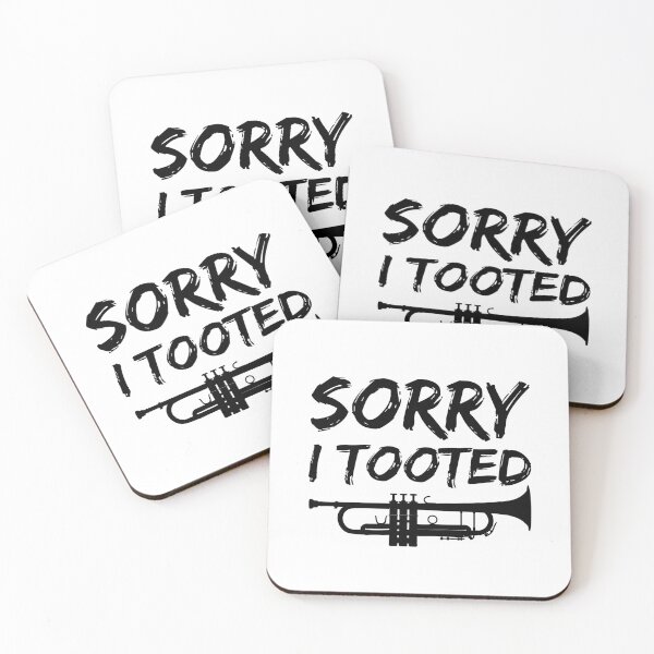 Item preview, Trumpet Sorry I Tooted Funny Musician  designed and sold by Vanover Designs.