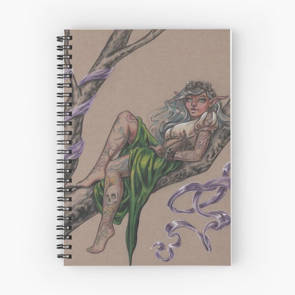 Item preview, Elfo de árbol tatuado: simplemente dando vueltas designed and sold by justteejay.