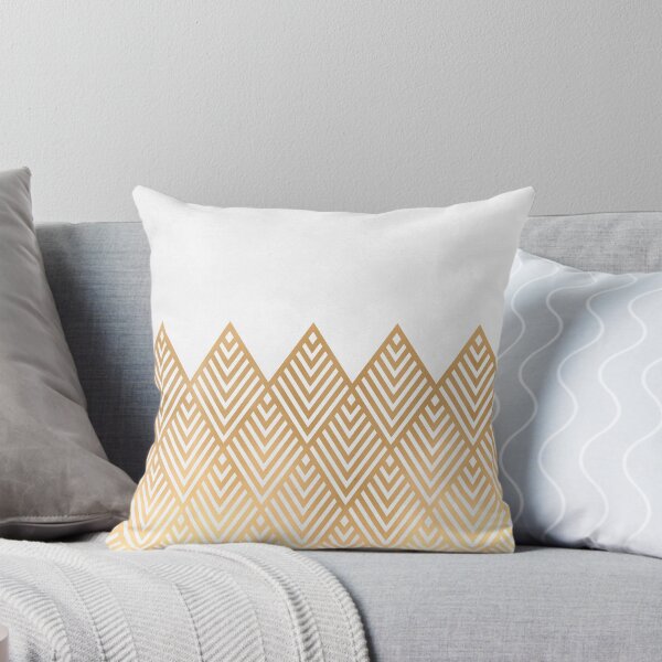 Item preview, Geometric White & Gold designed and sold by Blue-Banana.