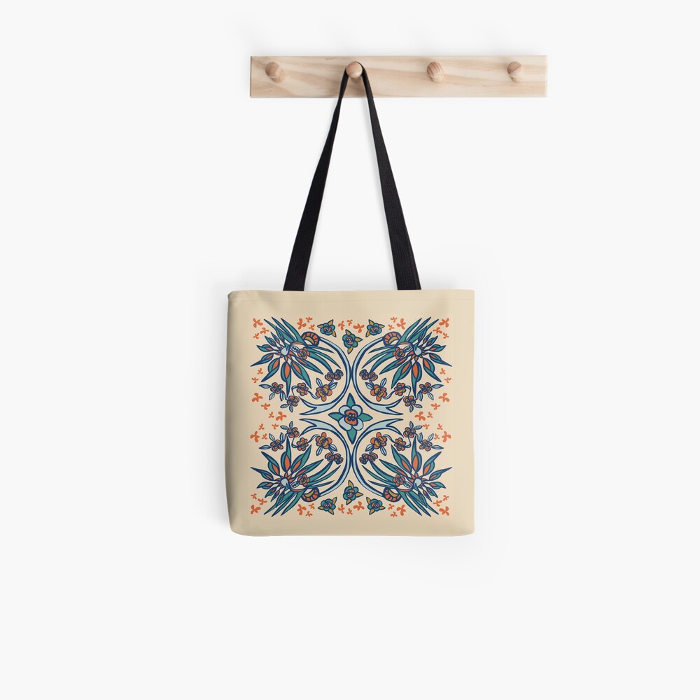 Blue Ridge Paradise Flower Tote Bag