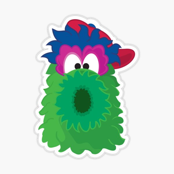 Philly Phanatic Sticker Gritty Sticker Philadelphia Phillies -  Hong  Kong