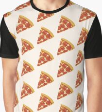Pizza Pattern Graphic T-Shirt