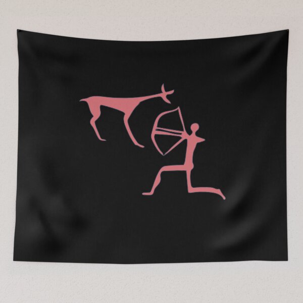 Item preview, Cave Paintings - Deer Hunting - Primitive Caveman designed and sold by DeWinnes.