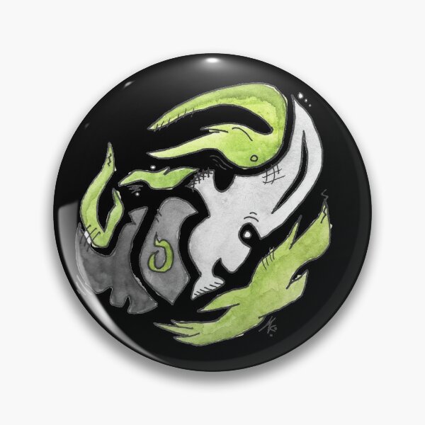 Item preview, Demon Hunter Emblem designed and sold by Scruffy Designs.