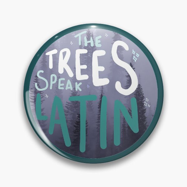 Item preview, The trees speak Latin quote raven cycle designed and sold by Polina-spaghett.
