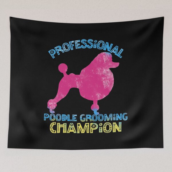 Item preview, Professional Poodle Grooming Champion Distressed 90s Graphic graphic designed and sold by NoveltyMerch.