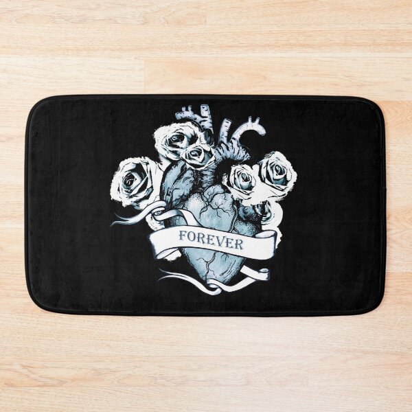 Item preview, Forever blue navy roses Bloom Floral Heart Human Anatomy flowers designed and sold by Collagedream.