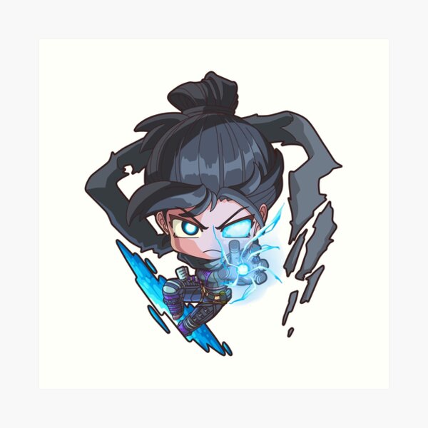 Chibi Wraith Apex Legends Art Prints | Redbubble