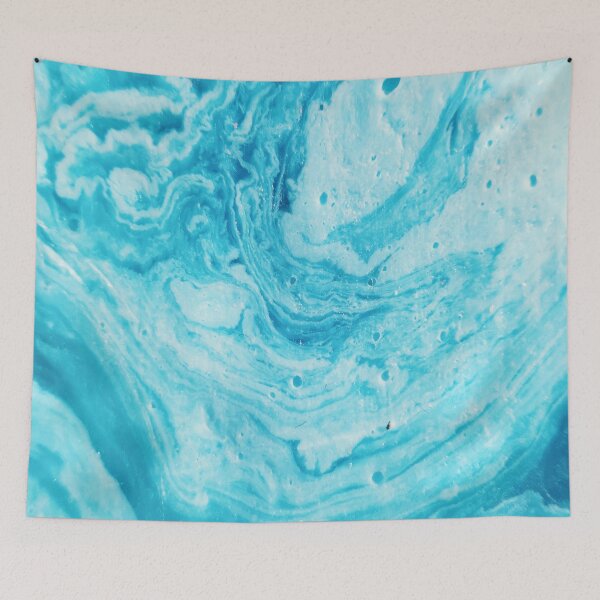 Item preview, Blue Ocean Pattern of Swirls Ocean Lovers Cool Design designed and sold by OneandHalf.