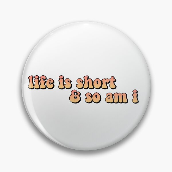 Item preview, La vida es corta y yo también designed and sold by logostickers.
