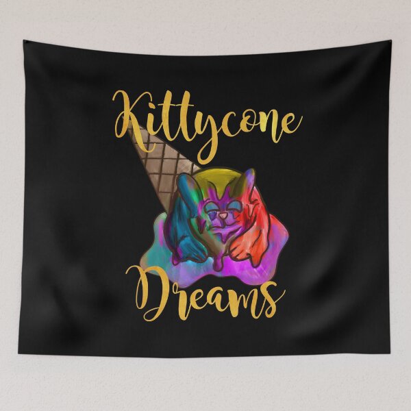 Item preview, Kittycone Dreams Sleepy Kitten Ice Cream Cone Cat Lover Gift design designed and sold by NoveltyMerch.