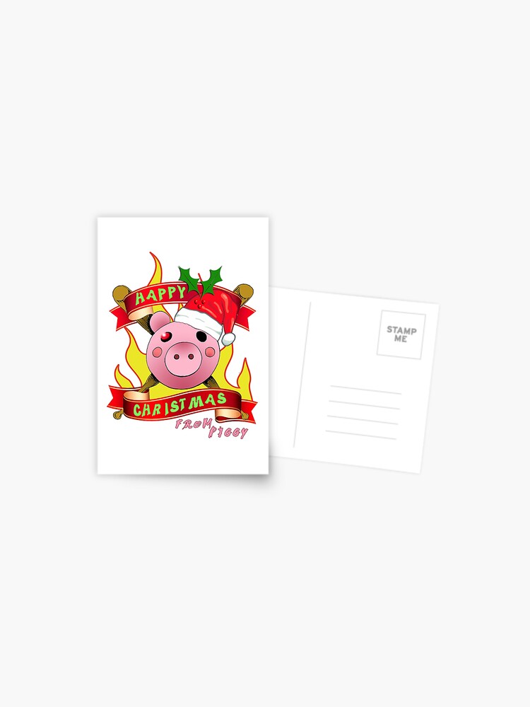 Piggy Roblox Christmas Gamer Gifts Postcard By Freedomcrew Redbubble - browse latest robloxchristmas instagram photos and videos