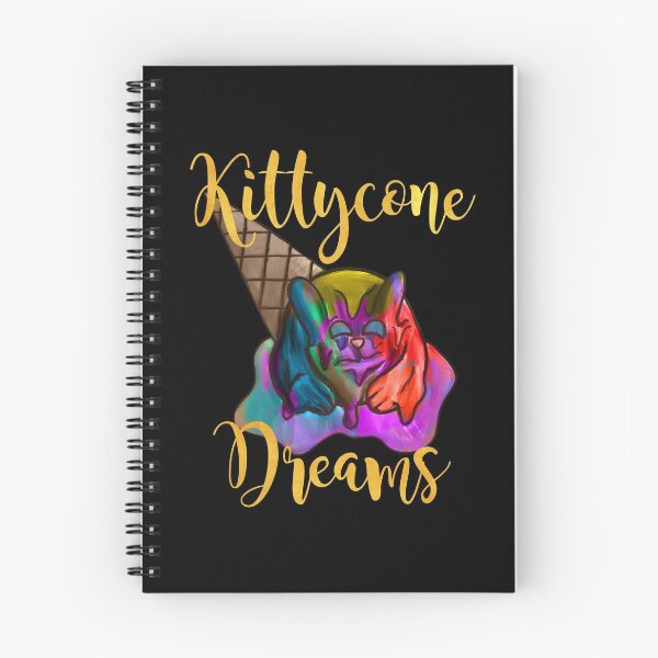 Artikelvorschau, Kittycone Dreams Sleepy Kitten Eistüte Cat Lover Geschenk Design entworfen und verkauft von NoveltyMerch.