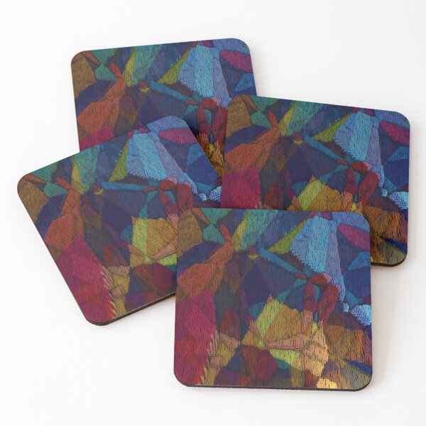 Item preview, colorful fabric designed and sold by mahmoudoops.